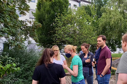 Betriebsausflug - Teilnehmer am Grillen an der TU Dortmund