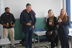 Saskia Spitzer hält eine Rede anläßlich ihrer Promotion