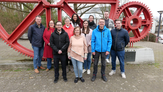 Gruppenfoto des Lehrstuhls Technische Biochemie März 2025